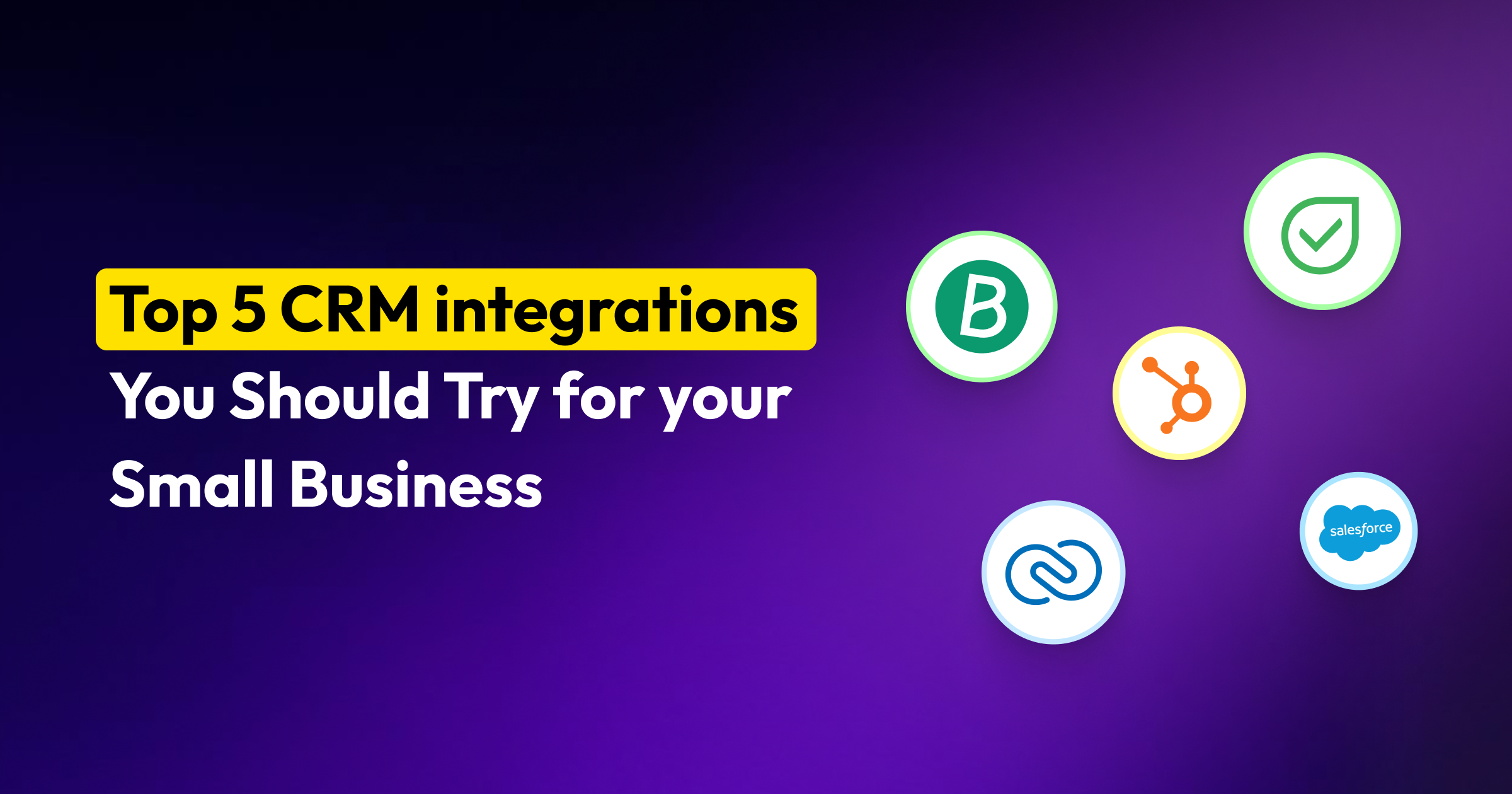 Top 5 CRM integrations