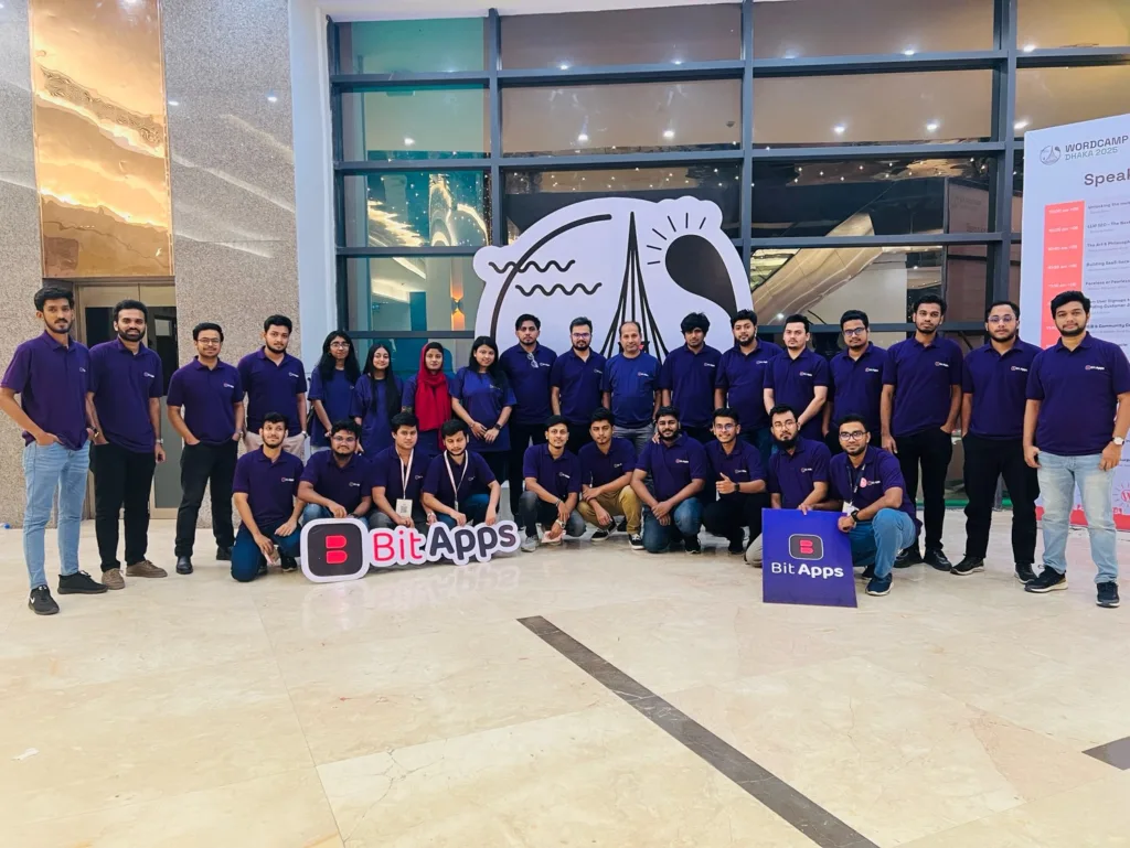 BitApps team on WordCamp Dhaka 2025