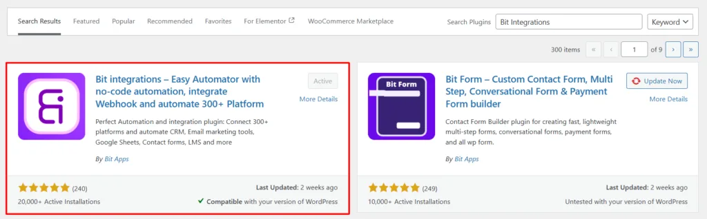 Install and Activate Bit Integrations