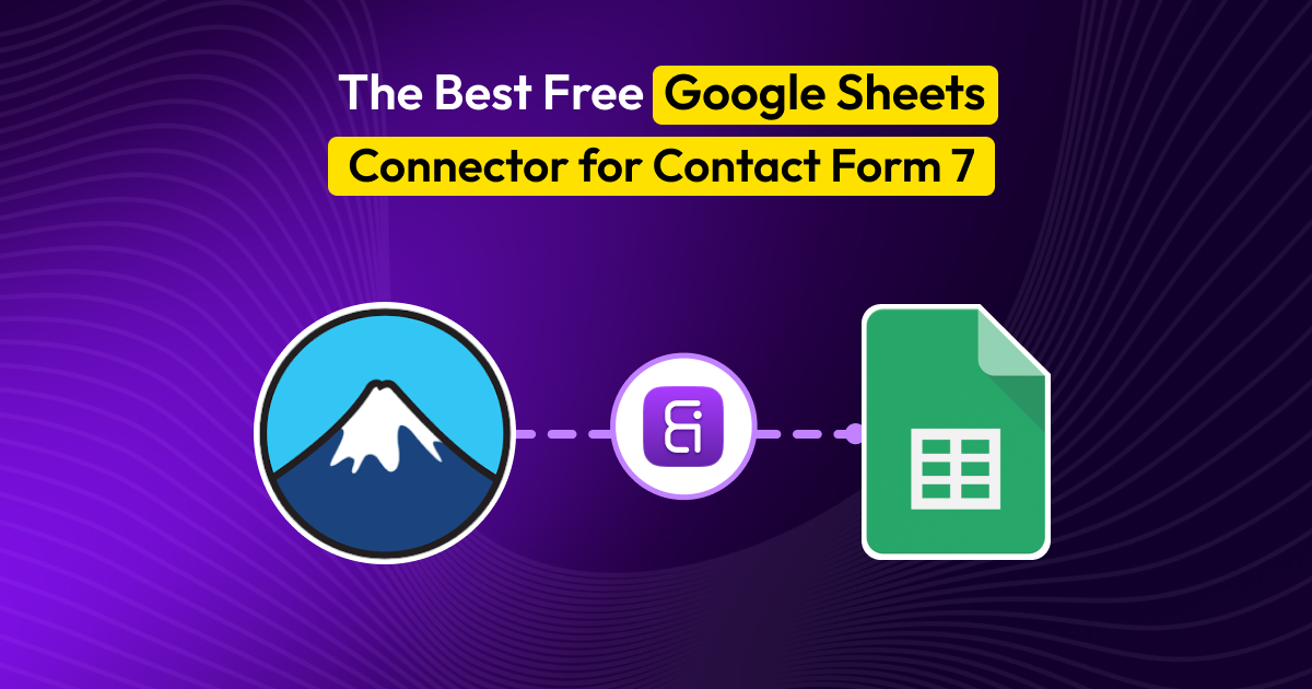 Google Sheets connector for Contact Form 7