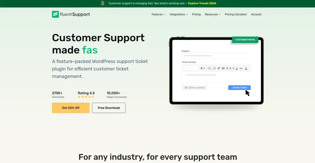 fluent support
